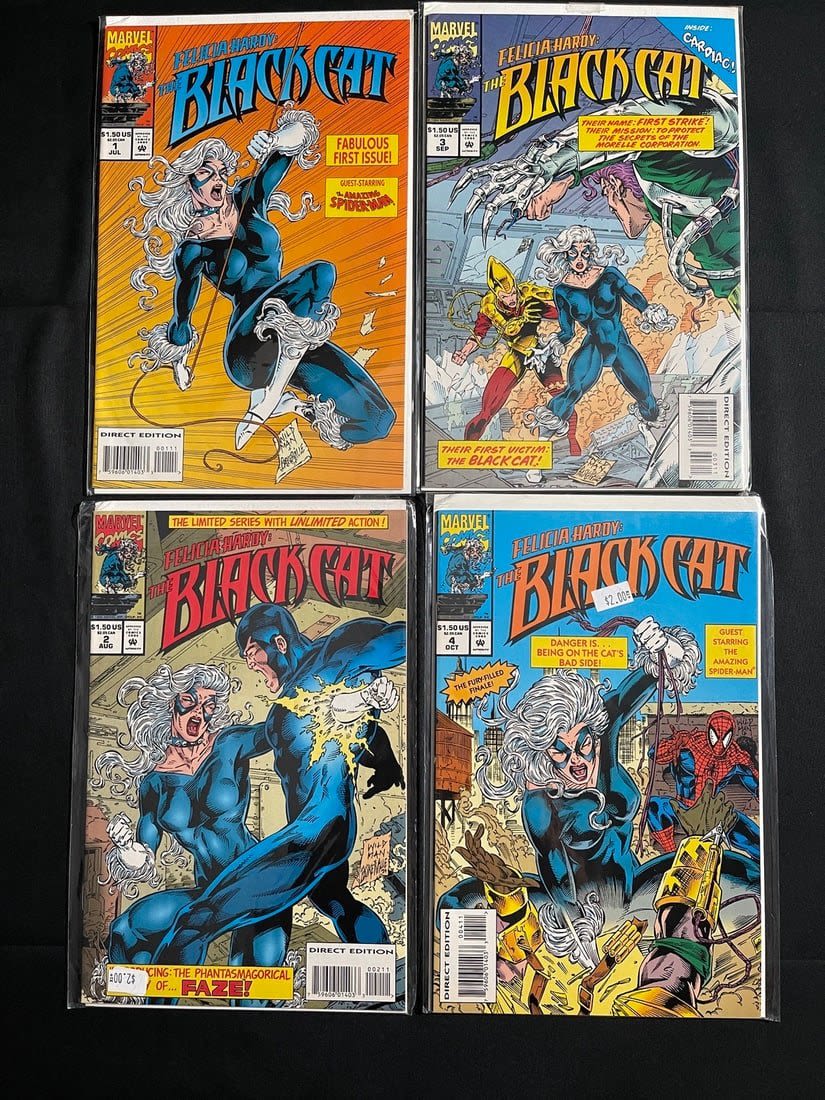 Lot 769: Black Cat Comic Book Series 1-4