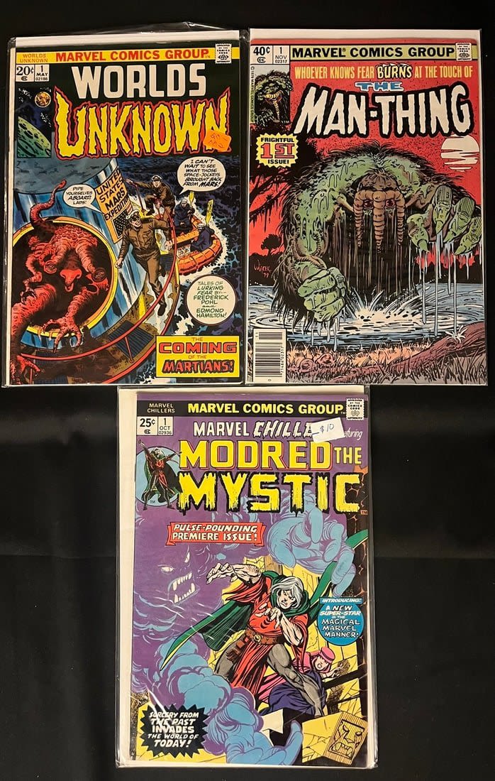 Lot 770: Early Man-Thing 1 and More Comic Book Lot