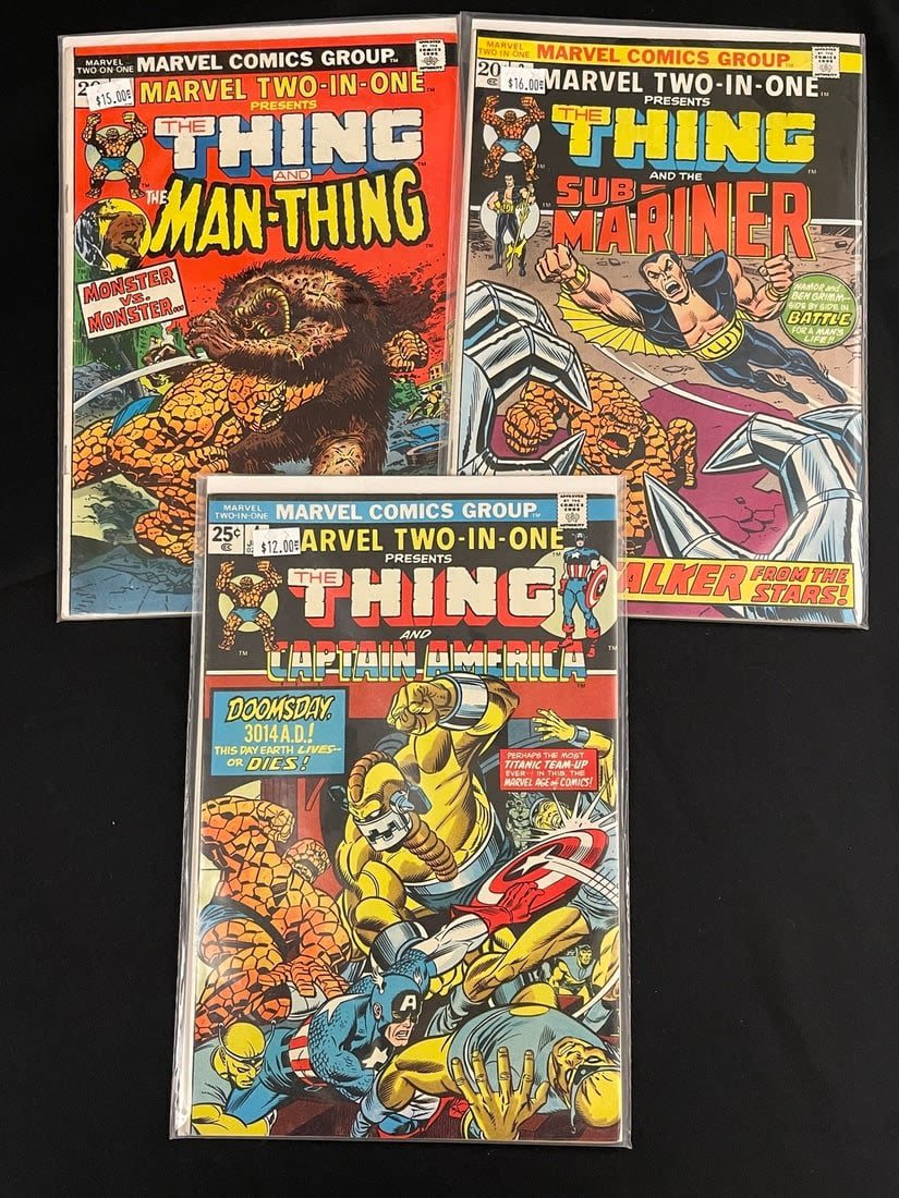 Lot 771: Marvel Two-in-One 1 Thing and Man-Thing and More