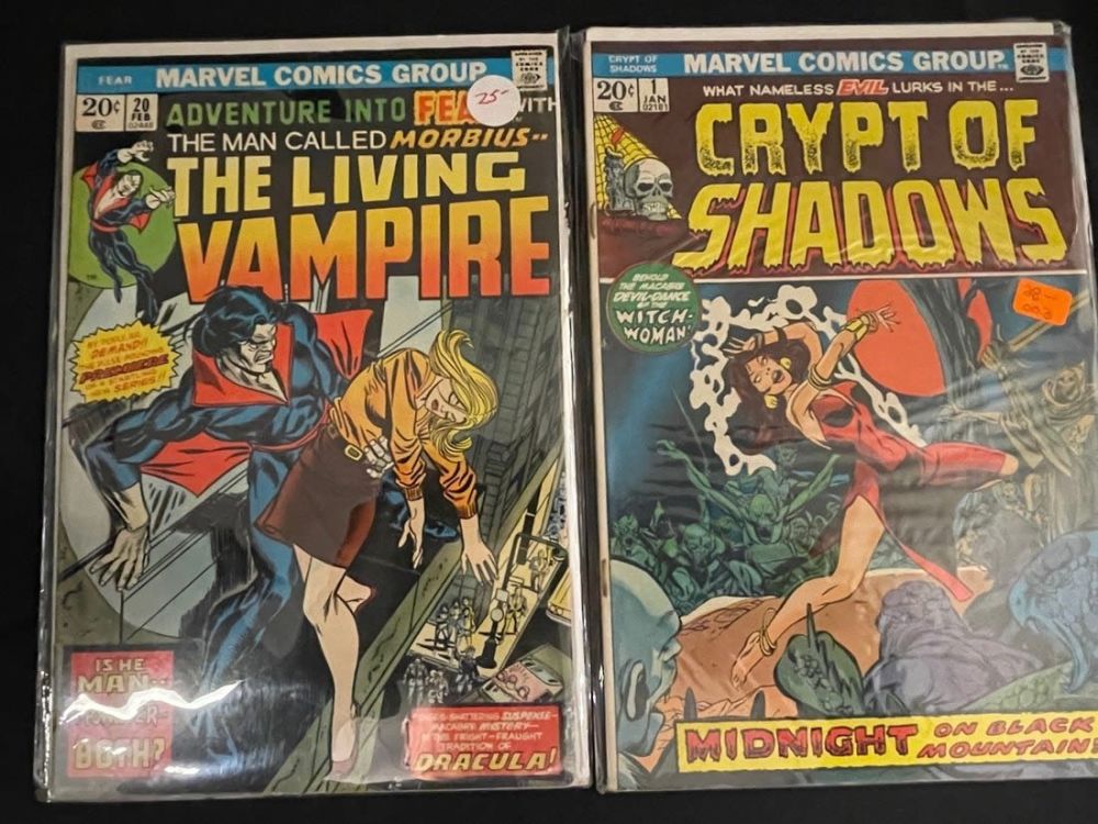Lot 778: The Living Vampire 20 and Crypt of Shadows 1