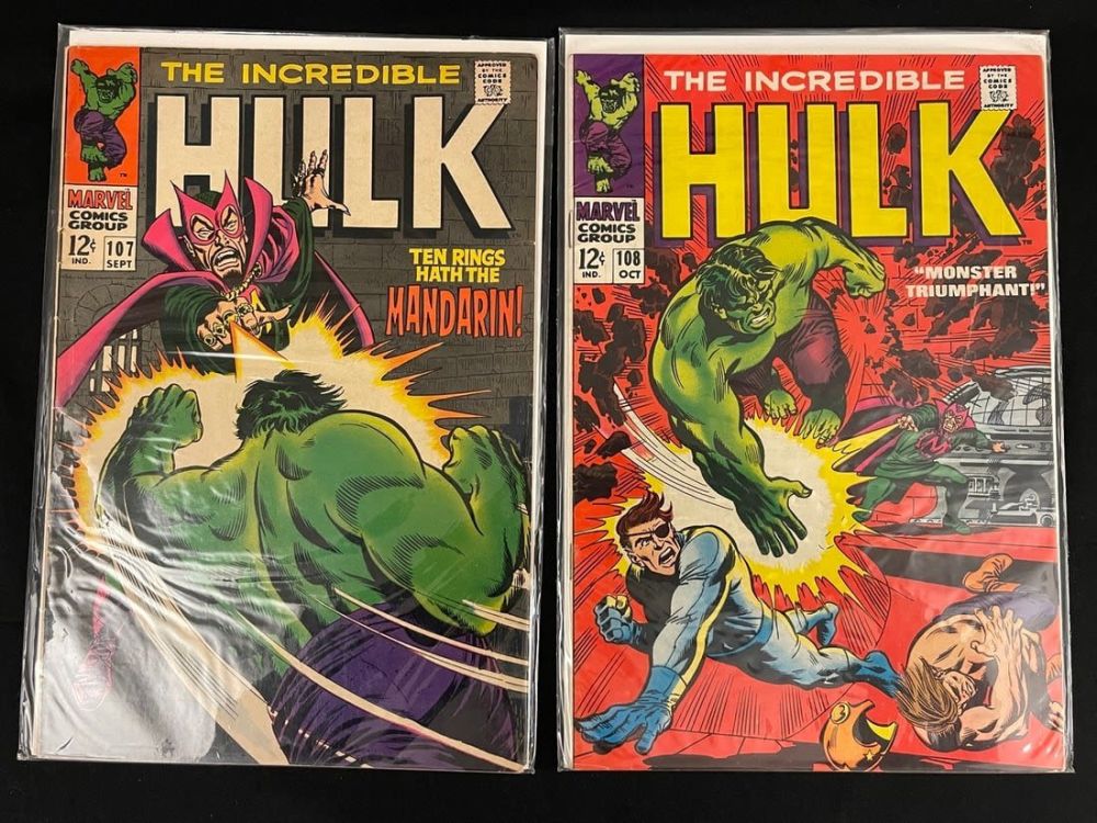 Lot 825: Hulk Silver Age Comic Books