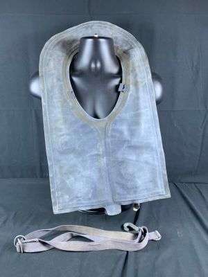 WW2 WWII USN/USMC Mae West Inflatable Life Preserver. Dated 1945. Cracks in neoprene. Strap 