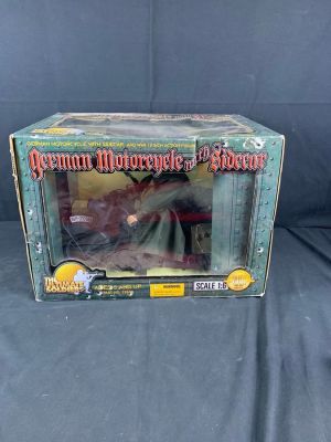 Sealed in box Ultimate soldier #15600 1/6 scale German motorcycle with sidecar action figure set. 