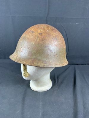 WW2 WWII Imperial Japanese army type 90 helmet with liner. Vet Bring back with possible battle 