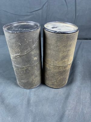 Lot of original M18 Smoke Grenade canisters. Lot of 2. Canisters only.