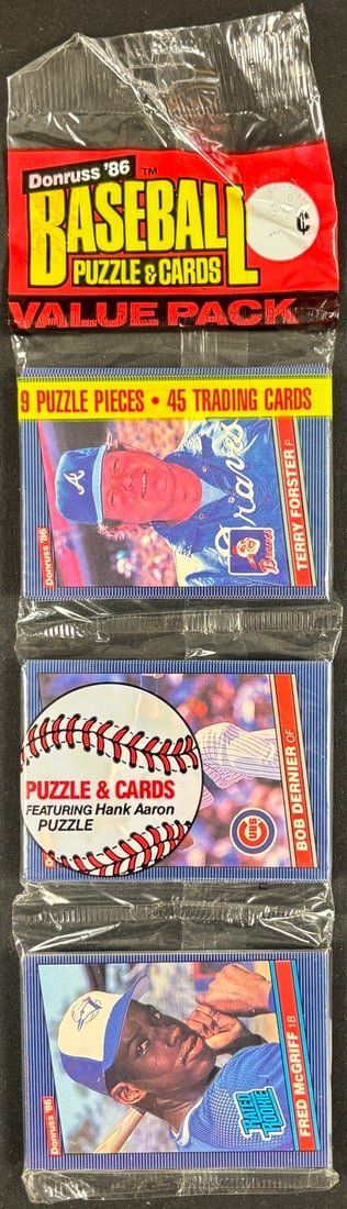 Lot 39: Sealed 1986 Donruss bseball value pack
