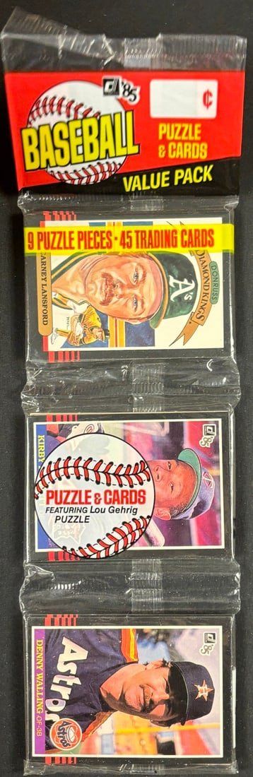 Lot 40: Sealed 1985 Donruss baseball value pack