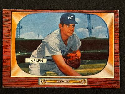 1955 Bowman Don Larson #67. Ex plus