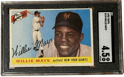 1955 Topps Willie Mays #194 SGC 4.5. Nce example.