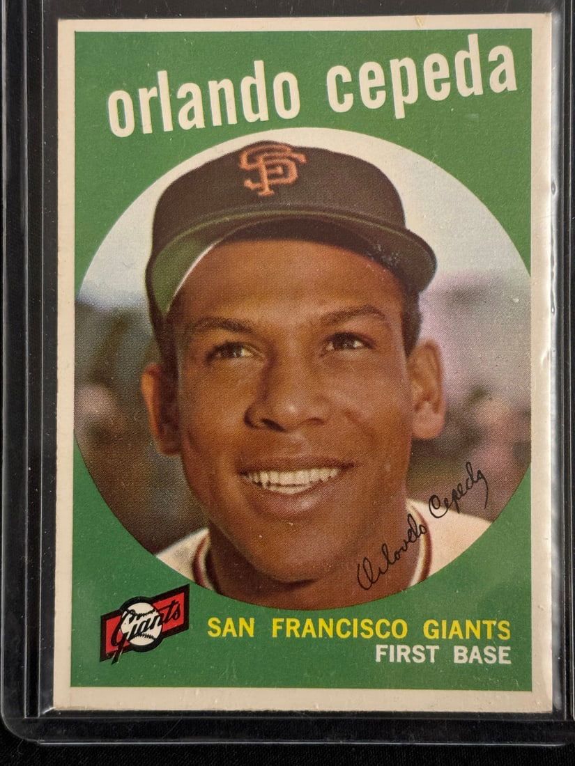 Lot 36: 1959 Topps Orlando Cepeda #390 High Grade