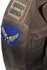 WWII Beautiful Bullion CBI Pilot Uniform Named w/ Combat Blue Bullion Wing. Beautiful Bullion Image - 6