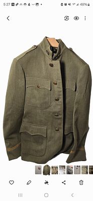 WWI Tunic with US pins good shape