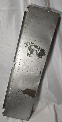 WWII Rare C-47 trim piece with remaining paint. WWII Rare C-47 trim piece with some remaining paint