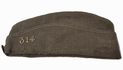 WWI 314th Machine Gun British Style Infantry Regiment 79th Infantry Custom Made Garrison cap 