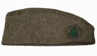 WWI 91st Division Rare Garriosn Cap w/Theater Made Mini Patch, Dated Cap 1918. WWI 91st Division 