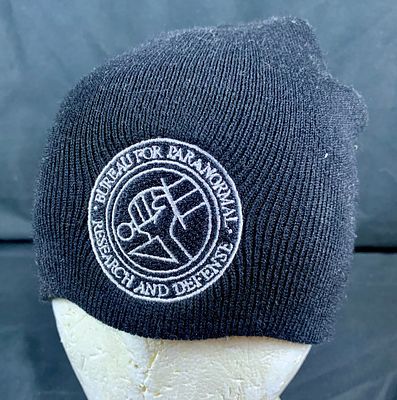 Original Hellboy Movie promotional Bureau for paranormal research and defense beanie. item as shown
