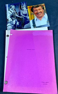 Original final draft script from the 1981 Tv Movie The Grady Nutt Show. Tears and stains may be 