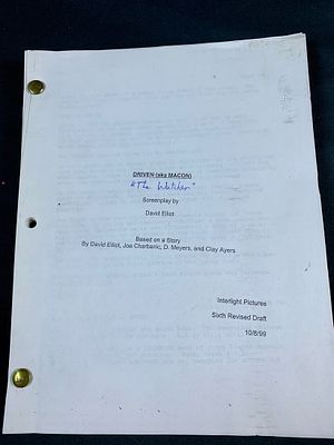 Revised script for the Movie The Watcher starring Keanu Reeves. Does have some stains possible