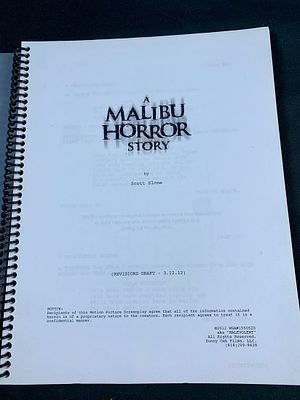 original A Malibu Horror story script by Scott Slone. This scripts looks to be form the time 