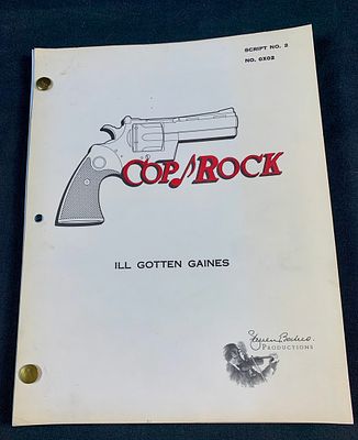 Original Script to Tv Series Cop Rock. The series lasted only 11 episodes and 1 season