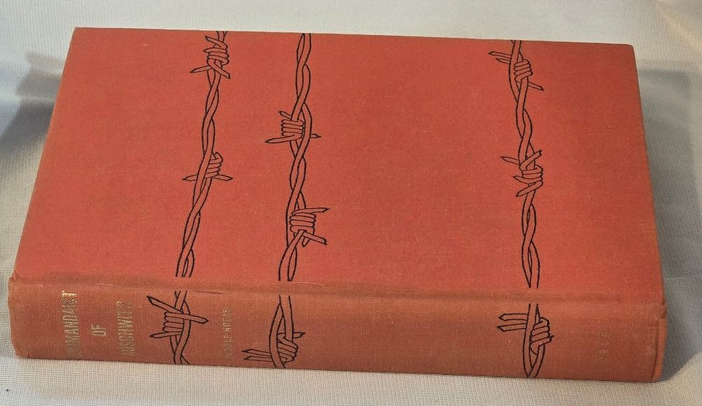 Lot 6: First English Edition  Commandant of Auschwitz  by Rudolf Hoess