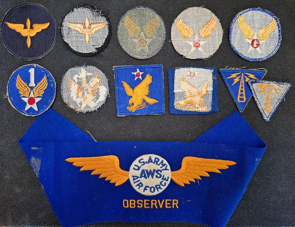 Lot 30: WWII Army Air Corps Patch Lot