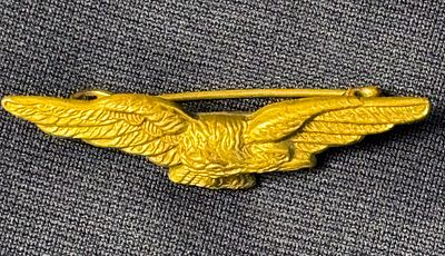 WWII RAF Pathfinder Badge. Excellent example of a pin-back RAF Pathfinder Badge. Unmarked
