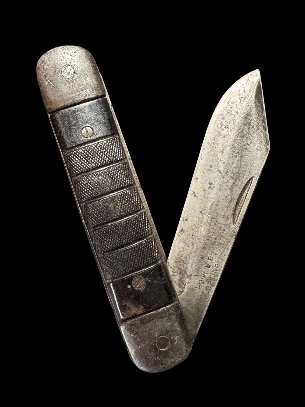 Lot 115: Vintage United G.R. Mich. US Military Style Folding Pocket Knife
