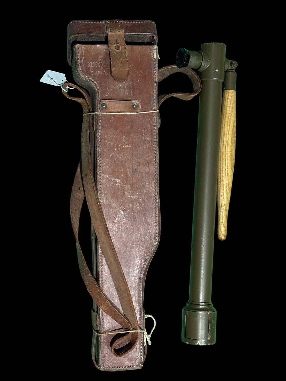 Lot 125: WWI Trench Periscope with Leather Case