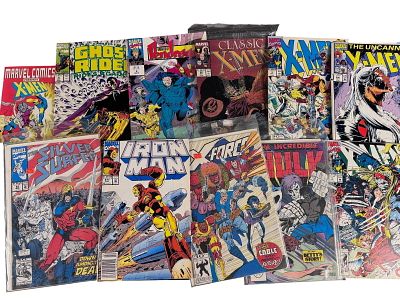 Assorted Marvel Comic Books. A collection of assorted Marvel comic books featuring titles from 