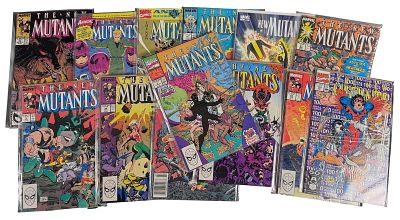 Marvel The New Mutants Comic Books. A collection of Marvel comic books from The New Mutants 
