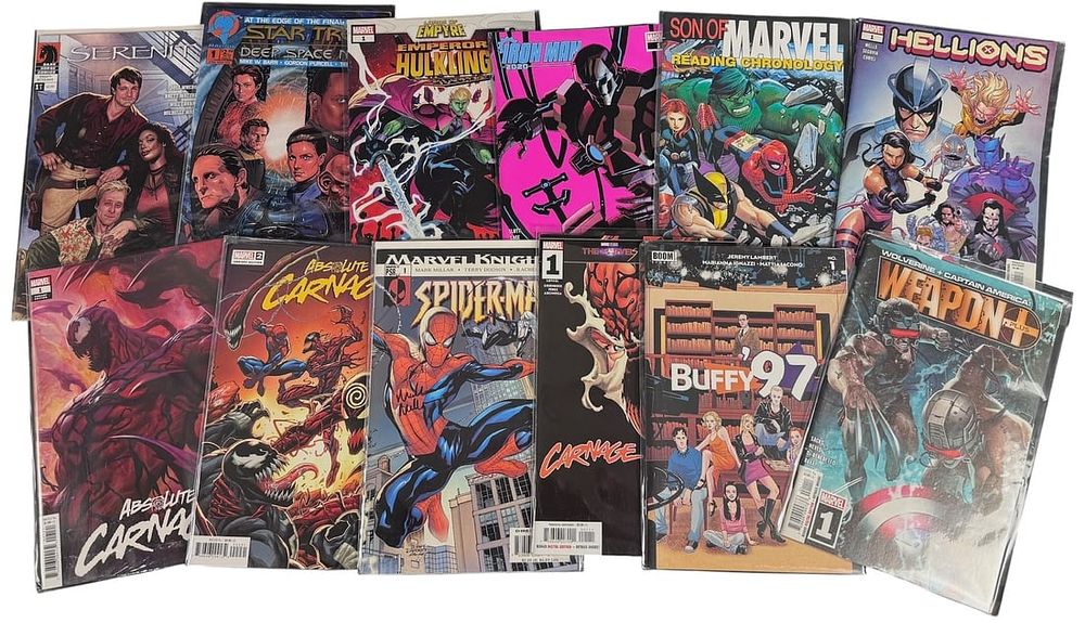 Lot 27: Marvel and Independent Publisher Comic Books Including Spider-Man and Absolute Carnage