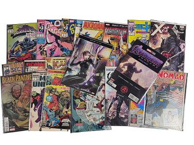 Marvel Comic Books Collection. A collection of Marvel comic books spanning several decades 
