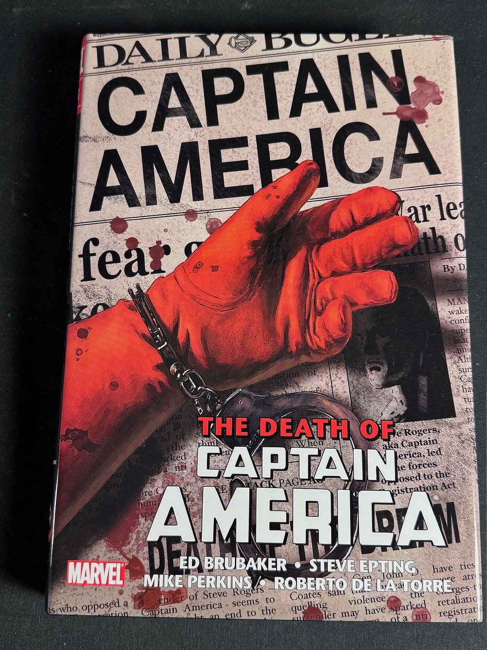 Lot 38: Captain America: The Death of Captain America Omnibus 1st Printing