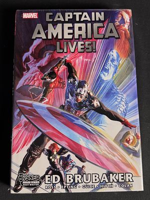 Captain America Lives Omnibus by Ed Brubaker 1st Printing. This Marvel Omnibus hardcover 