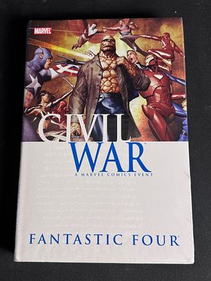 Marvel Comics Civil War Fantastic Four Graphic Novel. A factory-sealed Marvel Comics graphic 