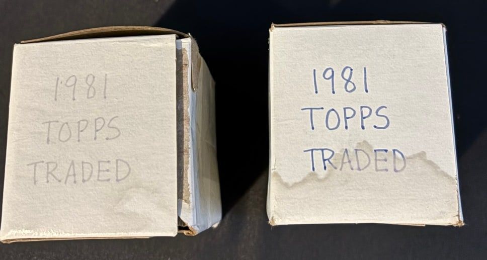 Lot 2: A Collection of 1981 Topps Traded Baseball Cards