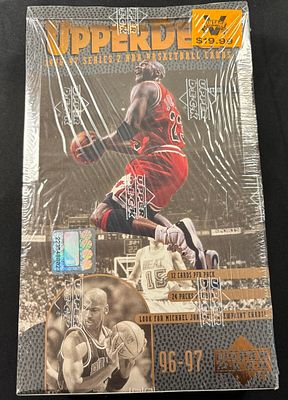1996-97 Upper Deck Series 2 Basketball Factory Sealed Box. This is a factory-sealed retail box 