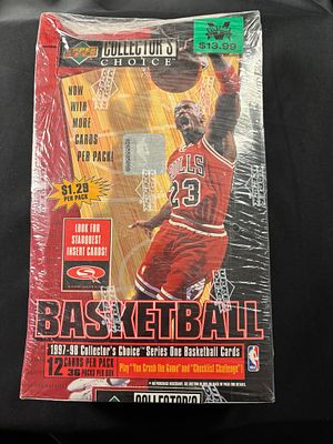 1997-98 Upper Deck Collector's Choice Series 1 Basketball Factory Sealed Box. A factory-sealed 