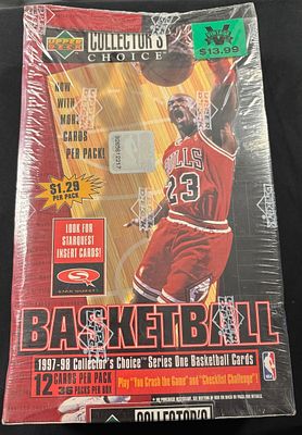 1997-98 Upper Deck Collector's Choice Series 1 Basketball Factory-Sealed Box. This is a 