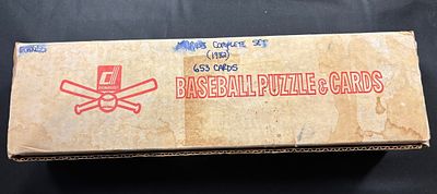 1982 Donruss Baseball Complete Set. This lot consists of a 1982 Donruss baseball card set housed 