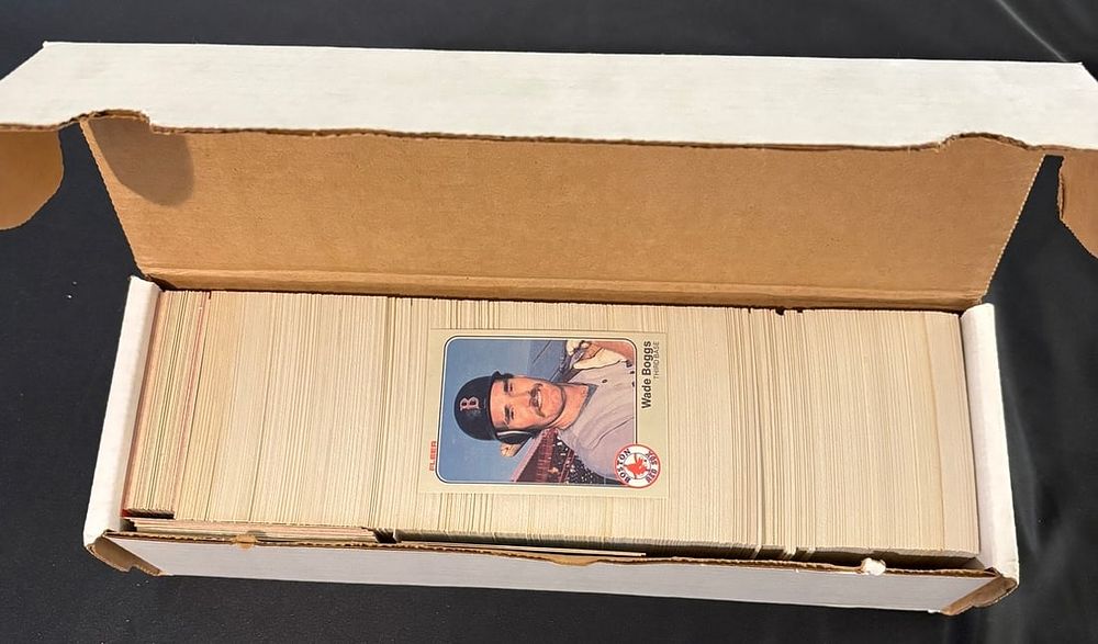 Lot 43: 1983 Baseball Set Including 1983 Fleer Wade Boggs Rookie Card