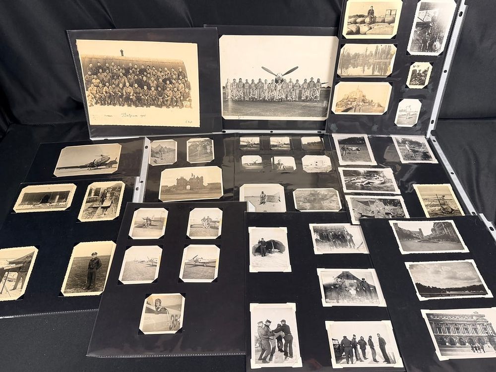 Lot 98: WWII Photograph Album AAF Pt1.