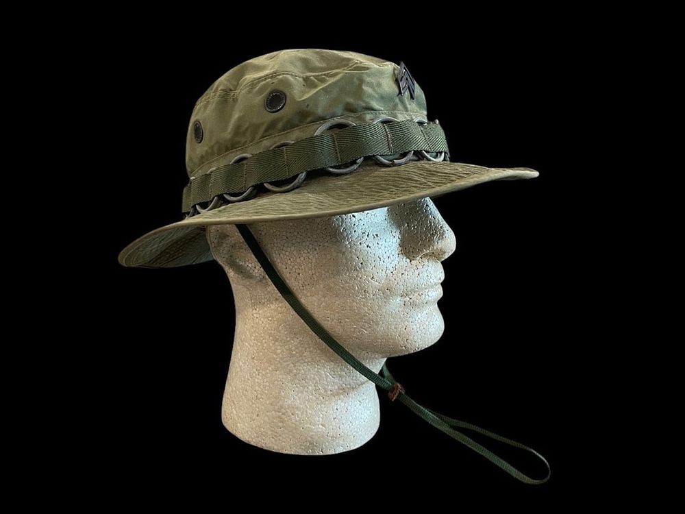 Lot 233: Vietnam Era Boonie Hat with Ring Rim
