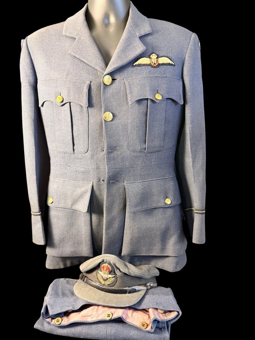 Lot 321: WWII Named RCAF Uniform Grouping Pilot