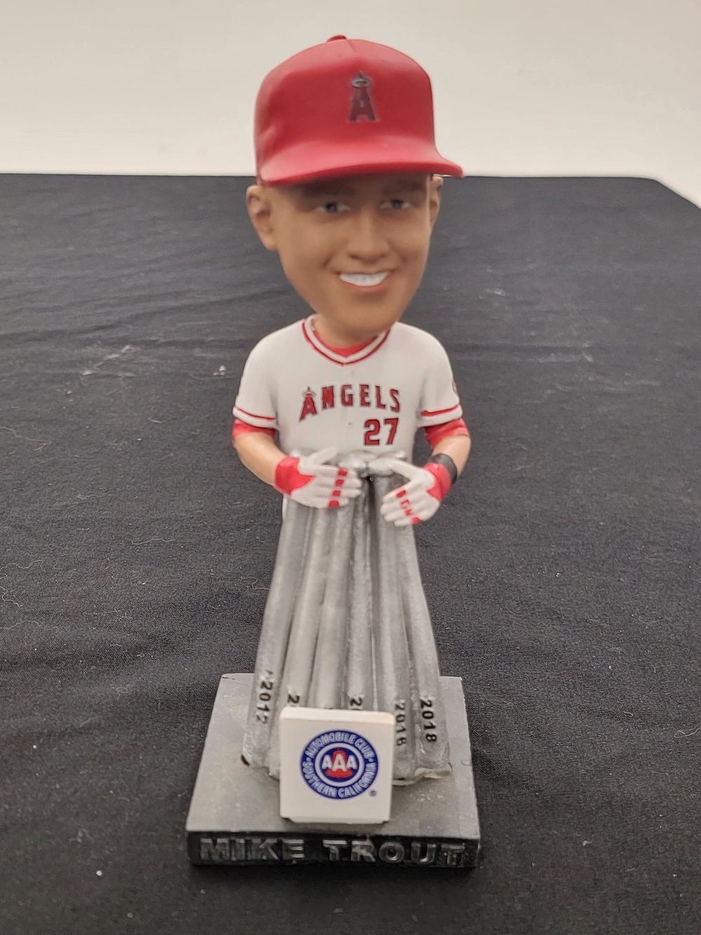 Lot 417: Mike Trout Los Angeles Angels 2018 Silver Slugger Stadium Giveaway Bobblehead