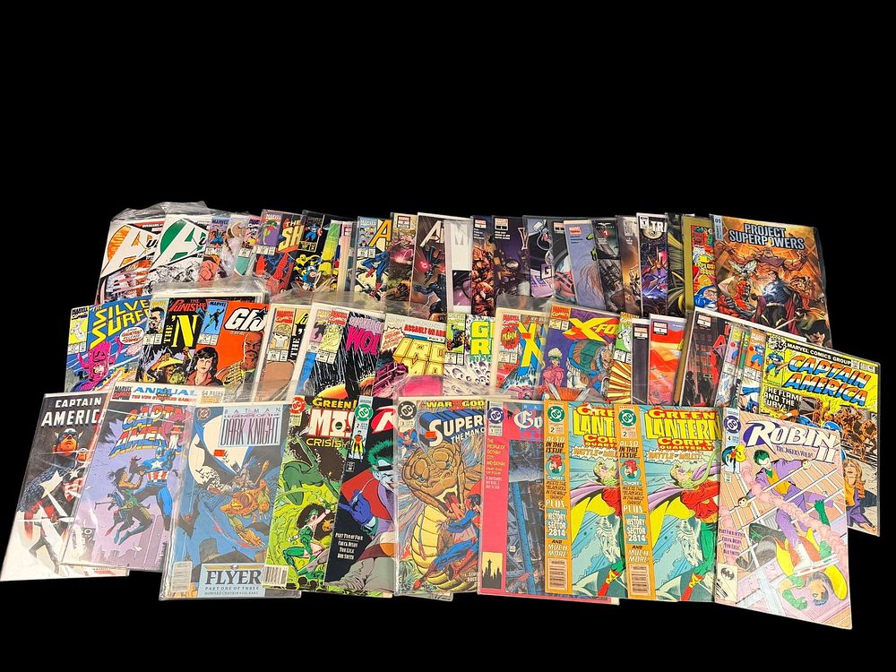 Lot 100B: An Assortment of Marvel and DC Comic Books, Bronze to Modern Age