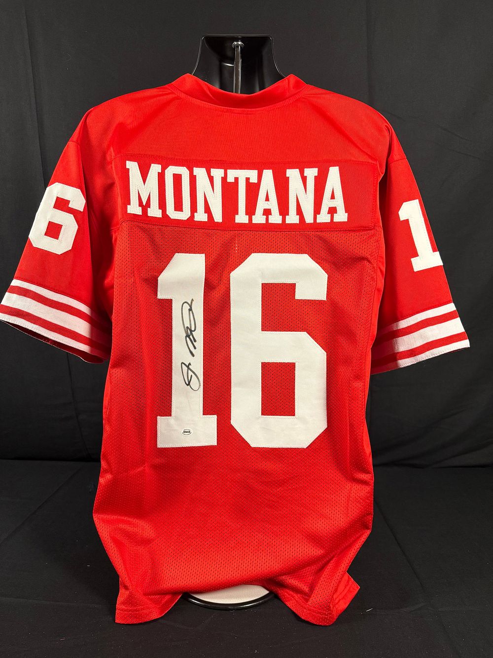 Lot 27: Joe Montana Signed San Francisco 49ers Jersey