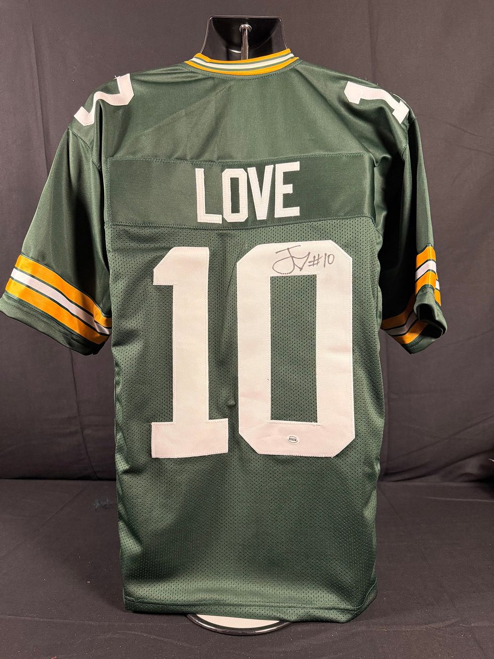 Lot 28: Jordan Love Signed Green Bay Packers Jersey