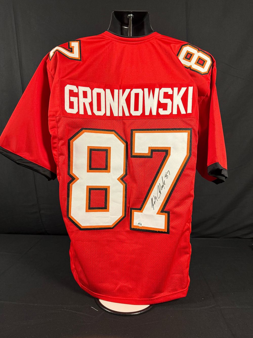 Lot 34: Rob Gronkowski Signed Tampa Bay Bucaneers Jersey